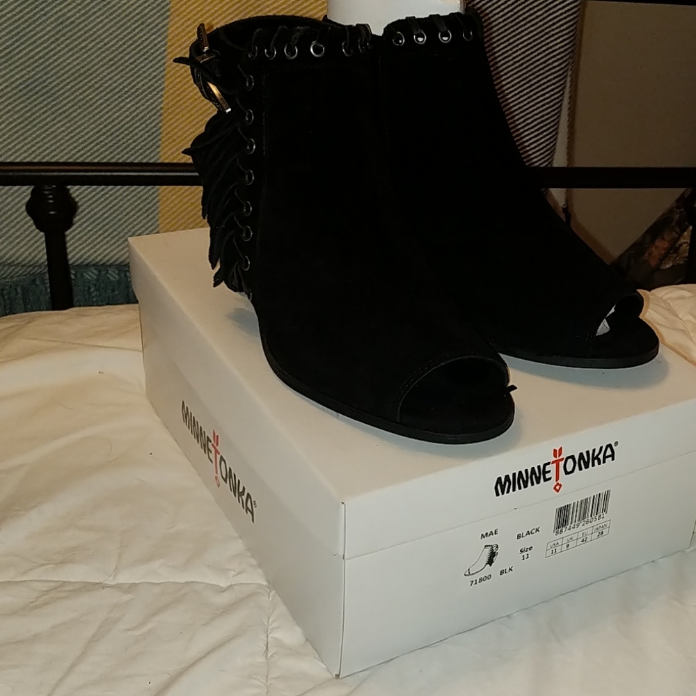 Minnetonka Mae bootie.